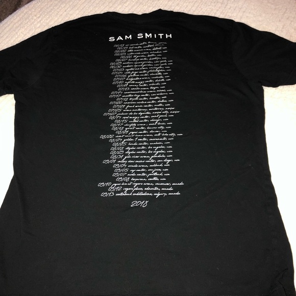 Sam Smith Tour 2018 Shirt Tshirt Unisex Size L. 
Only worn once 22 “ x 25” - Picture 5 of 6
